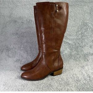 Dr. Scholl's Shoes Womens Brilliance Wide Calf Riding Boot Size 9.5 M…S8